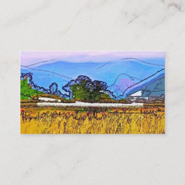 TARJETA DE VISITA MONTAÑA (Anverso)