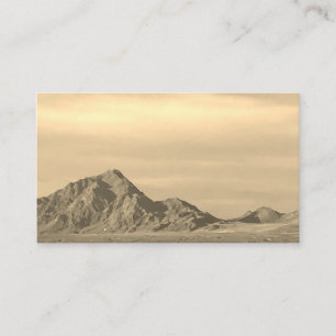 Tarjeta De Visita Montaña del desierto