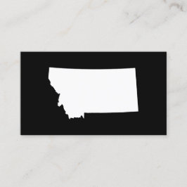 Tarjeta De Visita Montana en blanco y negro