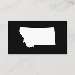 Tarjeta De Visita Montana en Blanco y Negro