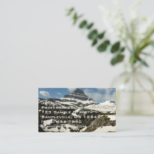 Tarjeta De Visita Montaña Reynolds desde Logan Pass en Glacier Park