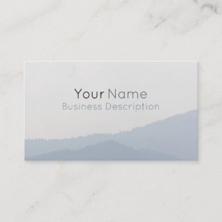 Tarjeta De Visita Montañas