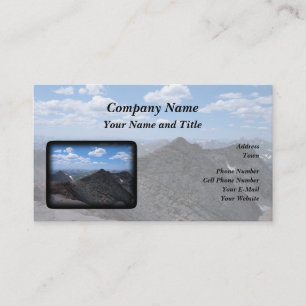 Tarjeta De Visita Montañas Rocosas de Colorado