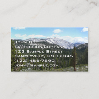 Tarjeta De Visita Montañas Sierra Nevada II desde Yosemite