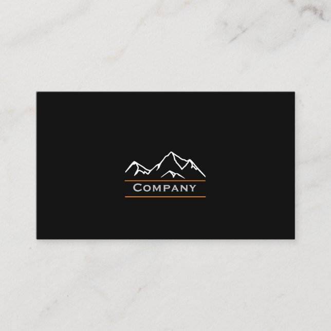 Tarjeta De Visita Montañismo (Anverso)