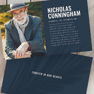 Tarjeta De Visita Monumento al Funeral Para Siempre En Nuestra Tarje