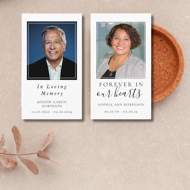 Tarjeta De Visita Monumento conmemorativo simple de la foto funerari (Subido por el creador)