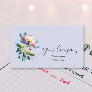 Tarjeta De Visita Moody Blooms Business Card