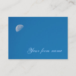 Tarjeta de visita Moon Blue Sky
