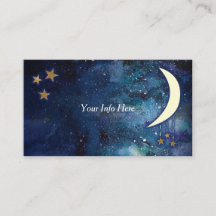 Tarjeta de visita Moon & Stars