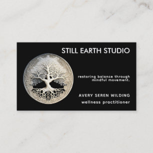 Tarjeta De Visita Moonlight Recordado   Árbol de la Vida