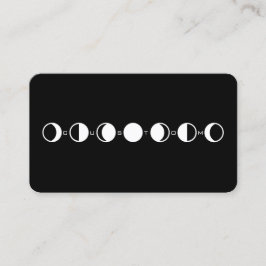 Tarjeta De Visita MOONPHRASE Guay Fase moderna de la luna