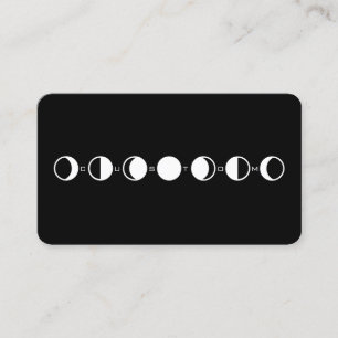 Tarjeta De Visita MOONPHRASE Guay Fase moderna de la luna