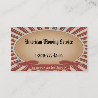 Tarjeta De Visita Moreno americana