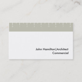 Tarjeta De Visita Moreno de la regla