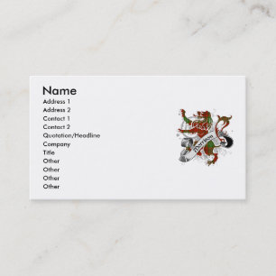 Tarjeta De Visita Morrison Tartan