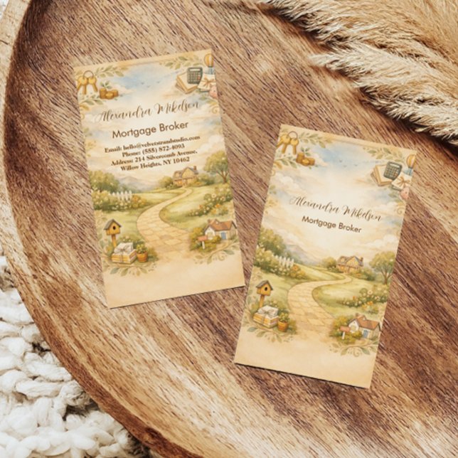 Tarjeta De Visita Mortgage Broker Professional Branding (Subido por el creador)