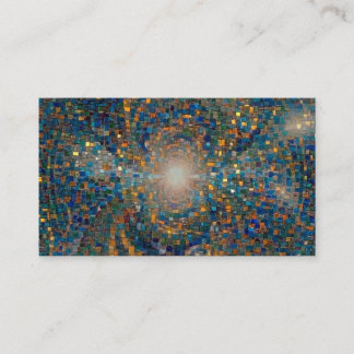 Tarjeta De Visita Mosaico caleidoscópico