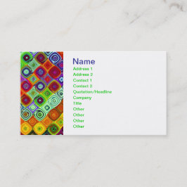 Tarjeta De Visita Mosaico Fine Fractal Art