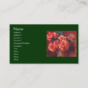 Tarjeta De Visita Moss Rosas por Renoir