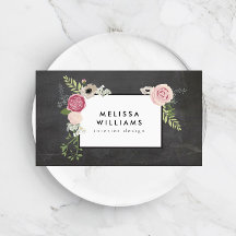 Motivo floral moderno vintage en el diseñador de C