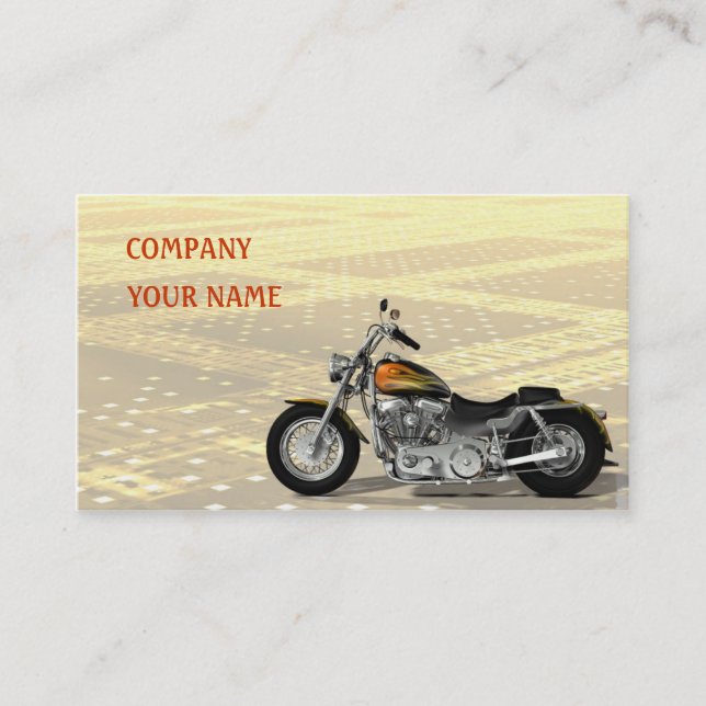 Tarjeta De Visita Motocicleta (Anverso)