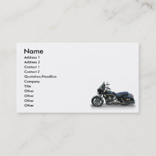 Tarjeta De Visita motocicleta