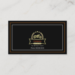 Tarjeta De Visita Motocicleta de época