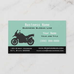 Tarjeta De Visita Motocicleta de Turismo Deportivo Motocicleta par