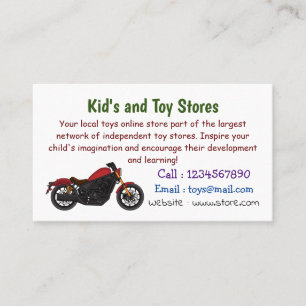 Tarjeta De Visita motocicleta estilo crucero Guay