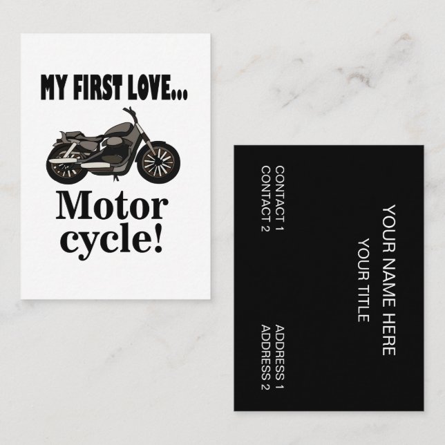 Tarjeta De Visita Motocicleta Mechanic Repair Service Motorcycle Mot