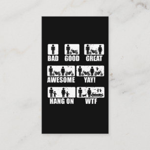 Tarjeta De Visita Motocicleta Pasión Parejas Casadas Humor Biker