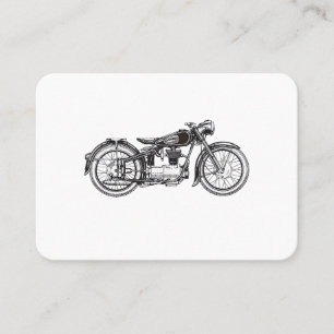 Tarjeta De Visita Motocicleta retro vintage _ Me encanta mi motocicl