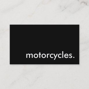 Tarjeta De Visita motocicletas.