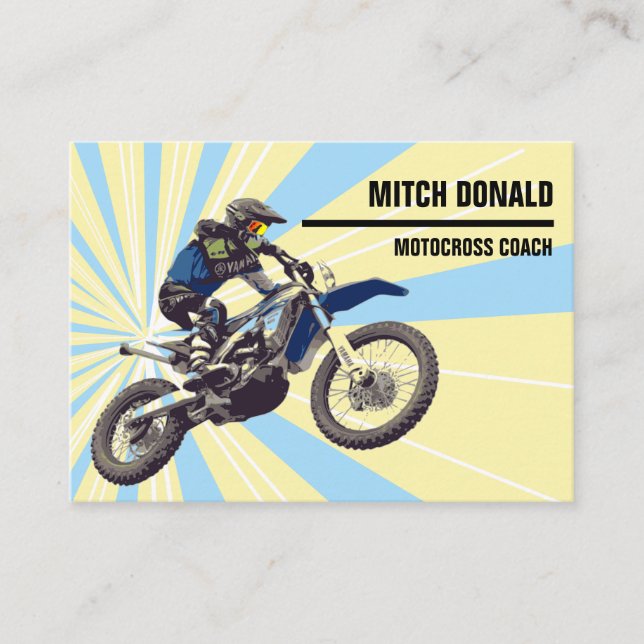 Tarjeta De Visita Motocross (Anverso)