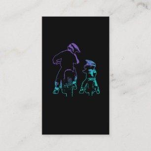 Tarjeta De Visita Motocross ciclista Dirt Dad y son