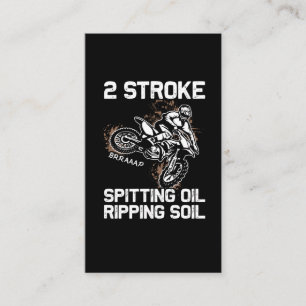 Tarjeta De Visita Motocross Dirt Bike Offroad Motorbike Sport