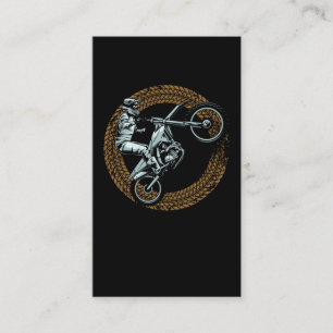 Tarjeta De Visita Motocross motocicleta Dirt Bike Motorbiker