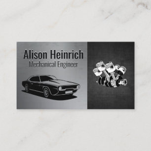 Tarjeta De Visita Motor de Piston Car   Comprar automáticamente