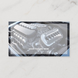 Tarjeta De Visita Motor pequeño mecánico móvil