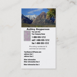 Tarjeta De Visita Mountain View