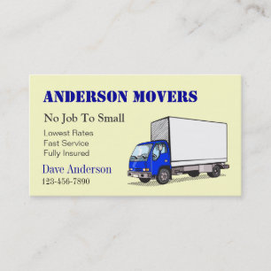 Tarjeta De Visita Mover o mover empresa