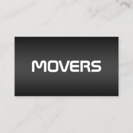 Tarjeta De Visita Movers Black