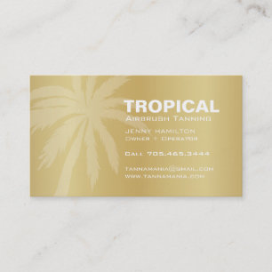 Tarjeta de visita móvil de oro del salón de