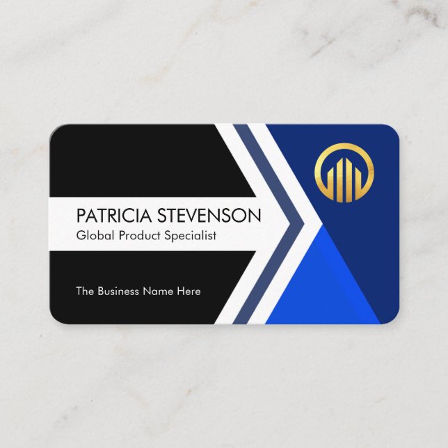 Tarjeta De Visita Moving Forward Arrowhead To Success (Anverso)