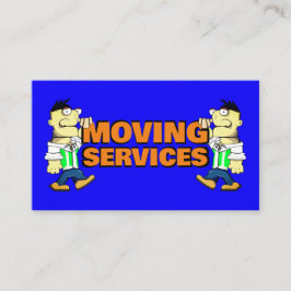 Tarjeta De Visita Moving Services Company Furniture Hauling Trucking