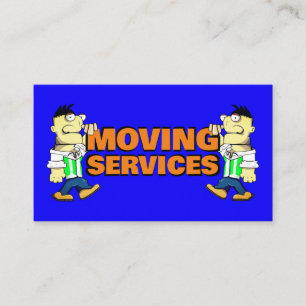 Tarjeta De Visita Moving Services Company Furniture Hauling Trucking
