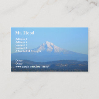 Tarjeta De Visita Mt. Capilla