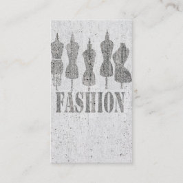 Tarjeta De Visita Mucho lindo. Forma retra del vestido del sastre