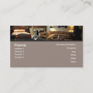 Tarjeta De Visita Muebles/diseño interior